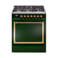 ILVE Nostalgie II Noblesse 30″ Dual Fuel Range Solid Door - UN30QNMP