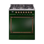 ILVE Nostalgie II Noblesse 30″ Dual Fuel Range Solid Door - UN30QNMP