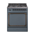 ILVE Nostalgie II Noblesse 30″ Dual Fuel Range Solid Door - UN30QNMP