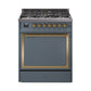 ILVE Nostalgie II Noblesse 30″ Dual Fuel Range Solid Door - UN30QNMP