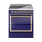 ILVE Nostalgie II Noblesse 30″ Induction Freestanding Range with Solid Door - UNI304QNMP
