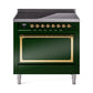 ILVE Nostalgie II Noblesse 36″ Induction Freestanding Range with Solid Door - UNI366QNMP