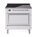 ILVE Nostalgie II Noblesse 36″ Induction Freestanding Range with Solid Door - UNI366QNMP