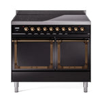 ILVE Nostalgie II Noblesse 40″ Induction Freestanding Range with Solid Door - UNDI406QNMP
