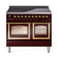 ILVE Nostalgie II Noblesse 40″ Induction Freestanding Range with Triple Glass Door - UNDI406NMP