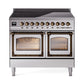 ILVE Nostalgie II Noblesse 40″ Induction Freestanding Range with Triple Glass Door - UNDI406NMP