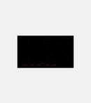 ILVE Professional Plus 36" Induction Hob Black Cooktop with Induction in Glossy Black with knobs - UHCI36TCRPBK