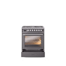 ILVE Professional Plus II 30-Inch Freestanding Dual Fuel Range with 5 Sealed Burner - UP30WMP
