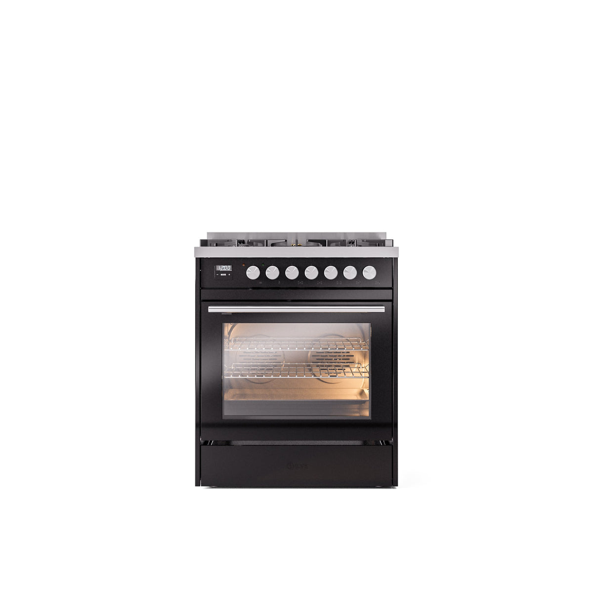 ILVE Professional Plus II 30-Inch Freestanding Dual Fuel Range with 5 Sealed Burner - UP30WMP