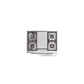ILVE Professional Plus II 36-Inch Freestanding Dual Fuel Range with 6 Sealed Burner - UP36FWMP