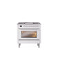 ILVE Professional Plus II 36-Inch Freestanding Dual Fuel Range with 6 Sealed Burner - UP36FWMP