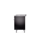 ILVE Professional Plus II 40-Inch Freestanding Dual Fuel Range with 6 Sealed Burner - UPD40FWMP