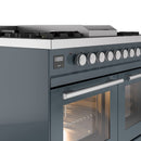 ILVE Professional Plus II 40-Inch Freestanding Dual Fuel Range with 6 Sealed Burner - UPD40FWMP