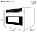 Kucht 24-Inch 1.2 Cu. Ft. Microwave Drawer in Stainless Steel KMD24S