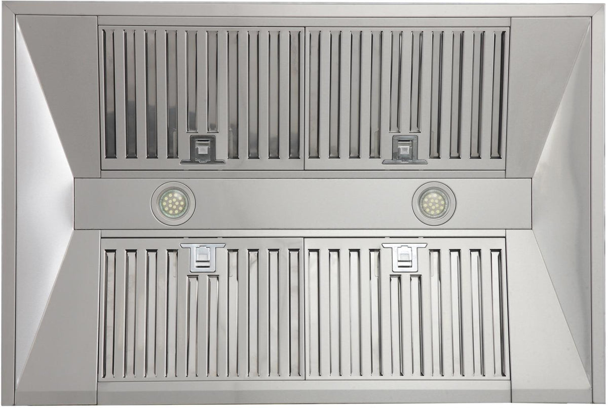 Kucht 36” Wall Mounted Range Hood with 900CFM Motor in Stainless Steel and Digital Display KRH3610A