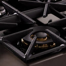 KUCHT Gemstone Professional 36-Inch 5.2 Cu. Ft. Dual Fuel Range with Sealed Burners and Convection Oven - KED364