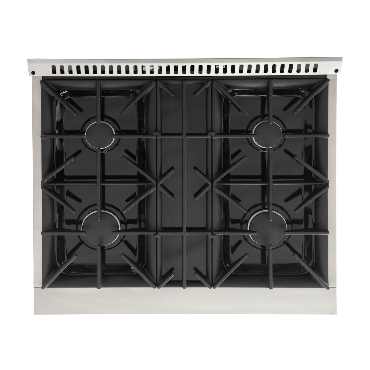 Kucht 30-Inch 4.2 Cu. Ft. Gas Range - Sealed Burners and Convection Oven in Stainless Steel KNG301-S