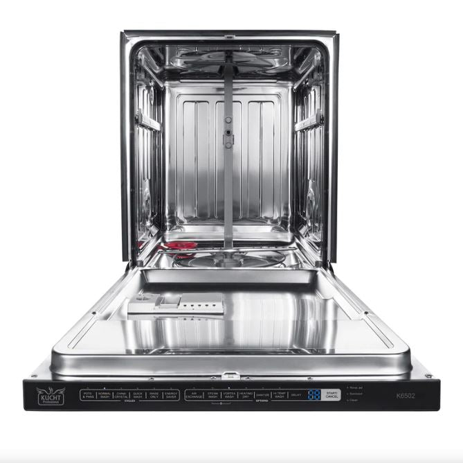 Kucht Professional 36 in. 5.2 cu ft. Natural Gas Range, Range Hood & Dishwasher Package, AP-KNG361-S-2