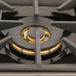 Kucht Professional 36 in. 5.2 cu ft. Natural Gas Range, Range Hood & Microwave Drawer Package, AP-KNG361-S-3