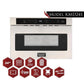 Kucht Professional 36 in. 5.2 cu ft. Natural Gas Range, Range Hood & Microwave Drawer Package, AP-KNG361-S-7