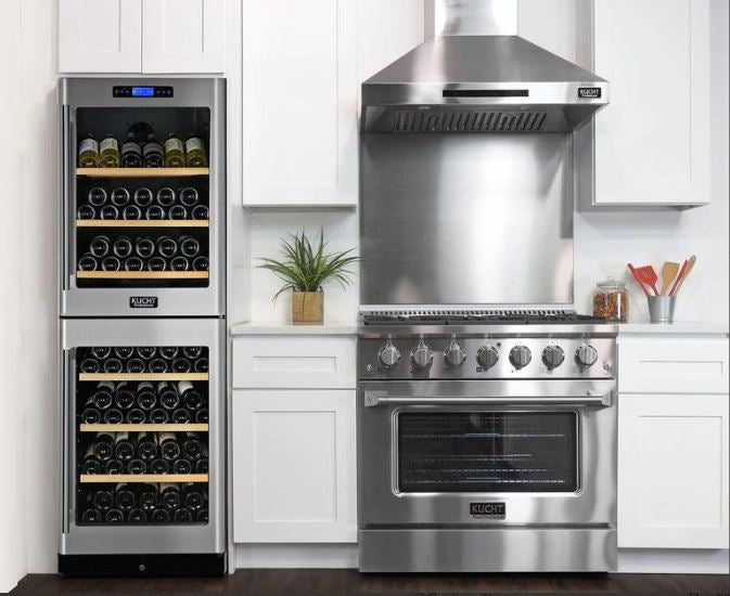 Kucht Professional 36 in. 5.2 cu ft. Natural Gas Range & Range Hood Package, AP-KNG361-S