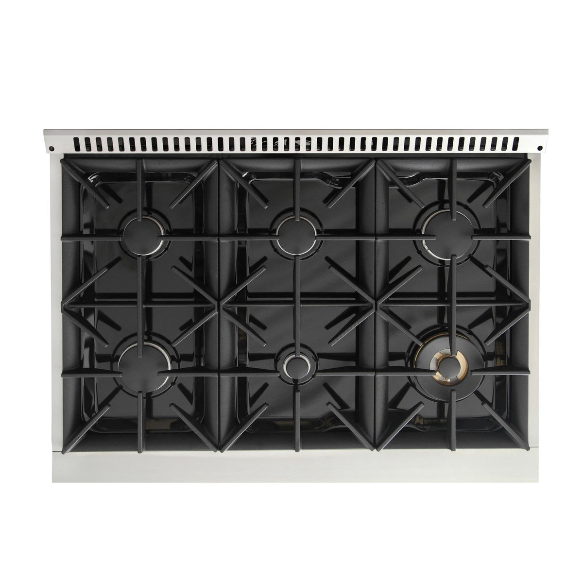 Kucht 36-Inch 5.2 Cu. Ft. Range - Sealed Burners and Convection Oven in White KNG361-W