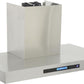 Kucht 36-Inch Wall Mounted Range Hood 900CFM in Stainless Steel with Modern Design KRH3611A