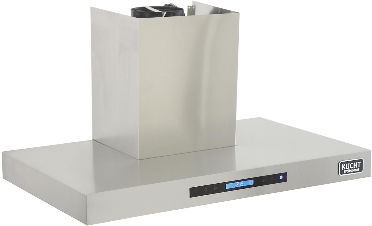 Kucht 36-Inch Wall Mounted Range Hood 900CFM in Stainless Steel with Modern Design KRH3611A