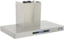 Kucht 36-Inch Wall Mounted Range Hood 900CFM in Stainless Steel with Modern Design KRH3611A