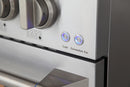 Kucht 48-Inch 6.7 Cu. Ft. Gas Range with Grill/Griddle and Two Ovens in Stainless Steel KNG481-S