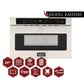 Kucht Professional 48 in. 6.7 cu ft. Natural Gas Range, Range Hood, Microwave Drawer, Dishwasher Package, AP-KNG481-S-4