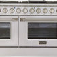 Kucht Professional 48 in. 6.7 cu ft. Natural Gas Range & Range Hood Package, AP-KNG481-S