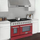 Kucht 48-Inch 6.7 Cu. Ft. Gas Range with Grill/Griddle in Red KNG481-R