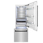 ZLINE 30" Autograph Edition 16.1 cu. ft. Built-in 2-Door Bottom Freezer Refrigerator with Internal Water and Ice Dispenser in Stainless Steel RBIVZ-304-30