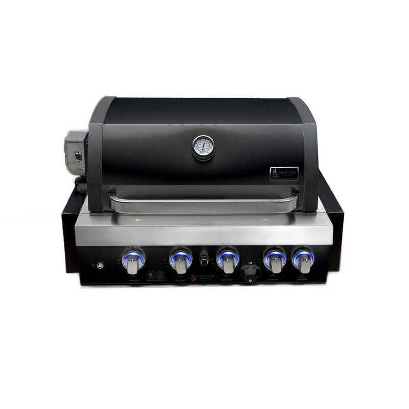 Mont Alpi 32" Black Stainless Steel Built in Grill - MABi400-BSS