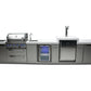 Mont Alpi 400 Deluxe BBQ Grill Island with Kegerator and Beverage Center - MAi400-DKEGBEV - MyBBQDirect
