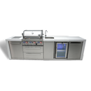 Mont Alpi 400 Deluxe Island with Beverage Center - MAi400-DBEV