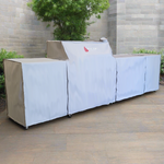 Mont Alpi 400 Island Grill Cover with Beverage Center - COVMAI400-BEV - MyBBQDirect