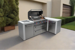 MONT ALPI 6-BURNER DELUXE ISLAND WITH A 90-DEGREE CORNER - MAi805-D90 - MyBBQDirect
