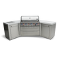 Mont Alpi 805 BBQ Grill Island with 45 Degree Corners - MAi805-45 - MyBBQDirect