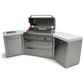 Mont Alpi 805 BBQ Grill Island with 45 Degree Corners - MAi805-45 - MyBBQDirect