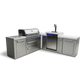 Mont Alpi 805 BBQ Grill Island with 90 Degree Corner and Kegerator - MAi805-90KEG - MyBBQDirect