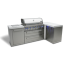Mont Alpi 805 BBQ Grill Island with 90 Degree Corner - MAi805-90
