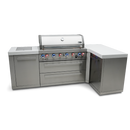 Mont Alpi 805 BBQ Grill Island with 90 Degree Corner - MAi805-90