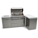 Mont Alpi 805 BBQ Grill Island with 90 Degree Corner - MAi805-90