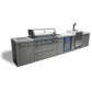 Mont Alpi 805 BBQ Grill Island with Kegerator and Beverage Center - MAi805-KEGBEV - MyBBQDirect