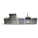 Mont Alpi 805 BBQ Grill Island with Kegerator and Beverage Center - MAi805-KEGBEV