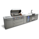 Mont Alpi 805 BBQ Grill Island with Kegerator and Beverage Center - MAi805-KEGBEV