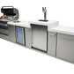 Mont Alpi 805 BBQ Grill Island with Kegerator and Beverage Center - MAi805-KEGBEV - MyBBQDirect