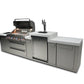 Mont Alpi 805 BBQ Grill Island with Kegerator - MAi805-KEG - MyBBQDirect